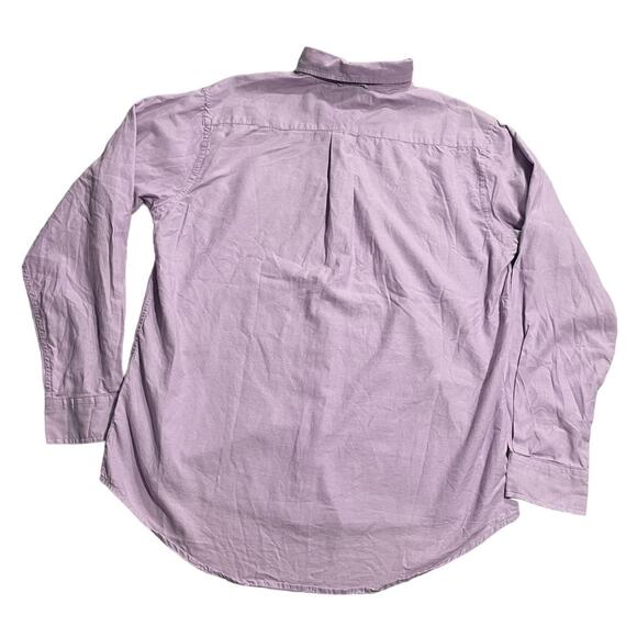 Tommy Hilfiger Button Up Shirt Mens Large Purple 100% Cotton 0835620 C837827427 - Picture 6 of 9